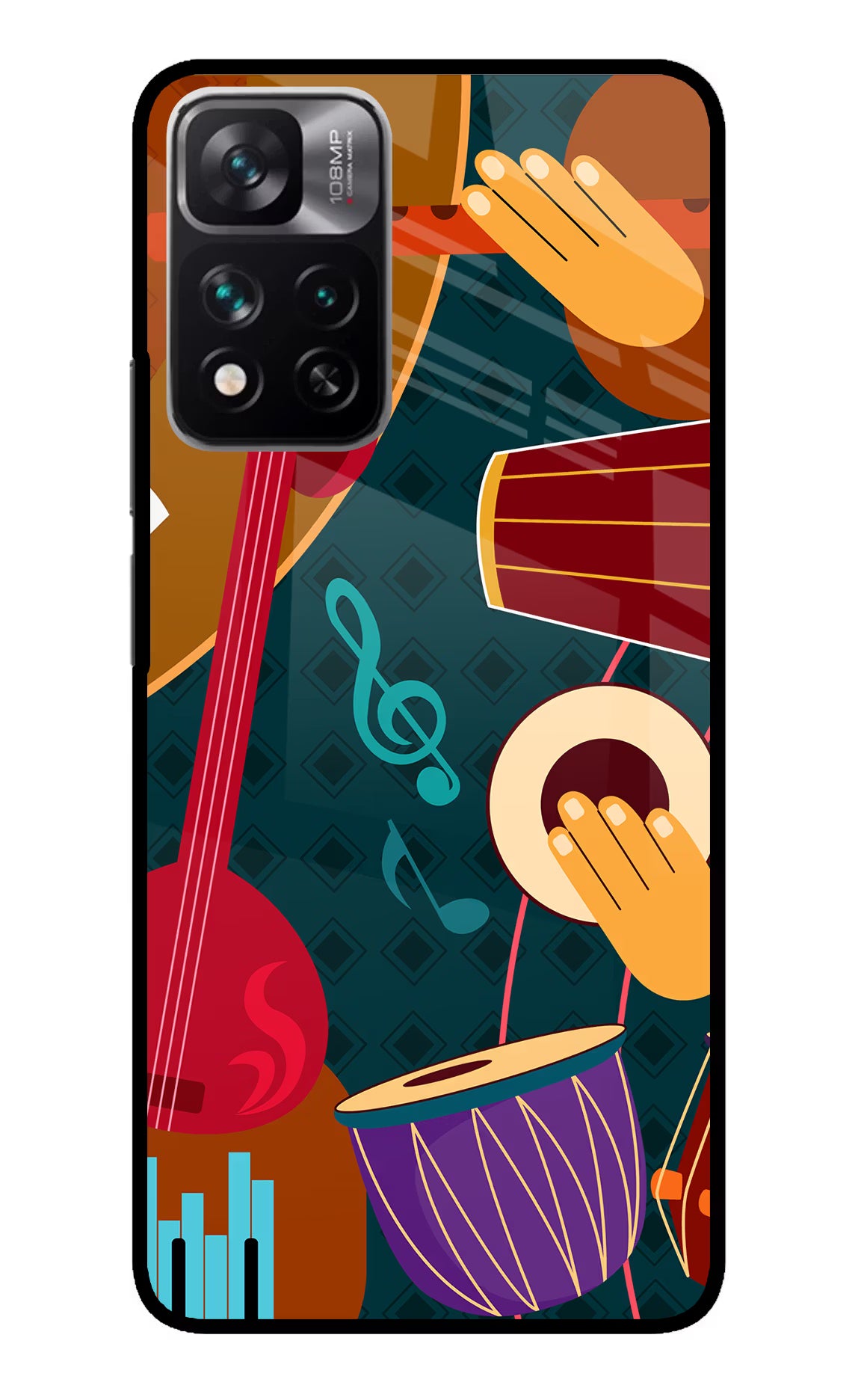 Music Instrument Mi 11i 5G/11i 5G Hypercharge Glass Case