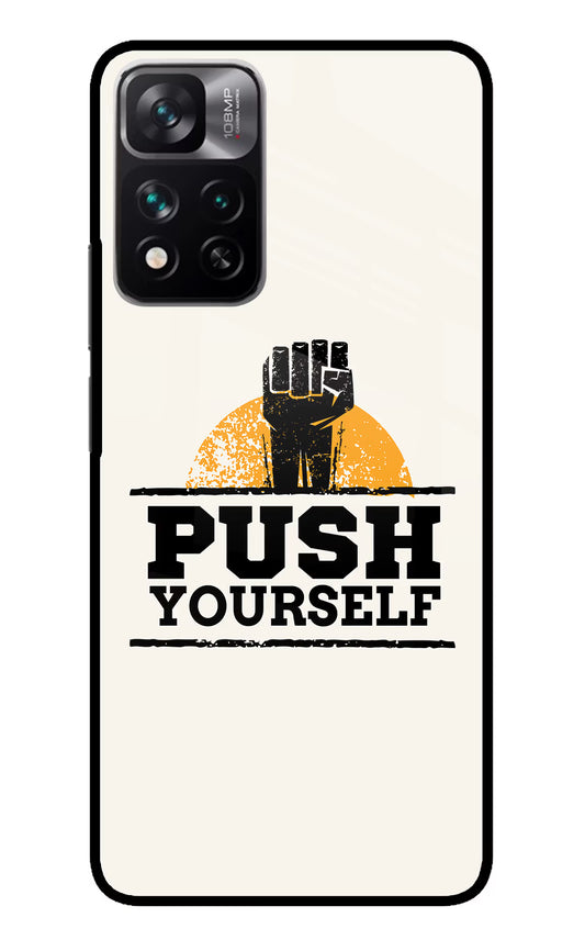 Push Yourself Mi 11i 5G/11i 5G Hypercharge Glass Case
