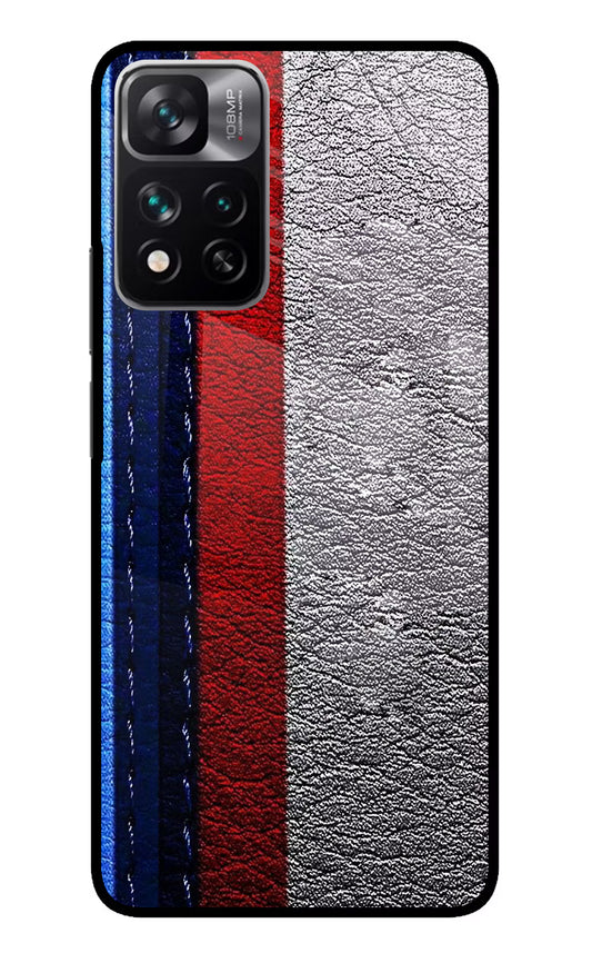 BMW Stripes Mi 11i 5G/11i 5G Hypercharge Glass Case