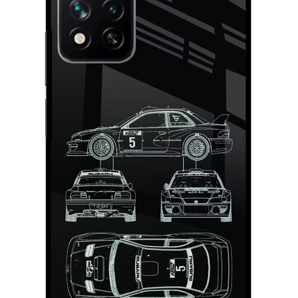WRC'99 Mi 11i 5G/11i 5G Hypercharge Glass Case Back Cover by Casekaro