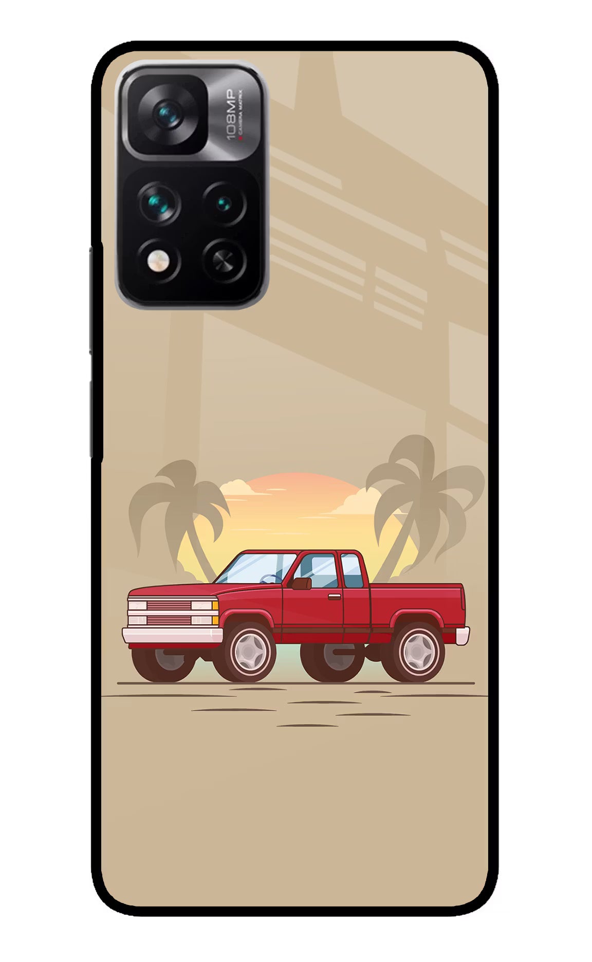 Desert Classic Drive Mi 11i 5G/11i 5G Hypercharge Glass Case