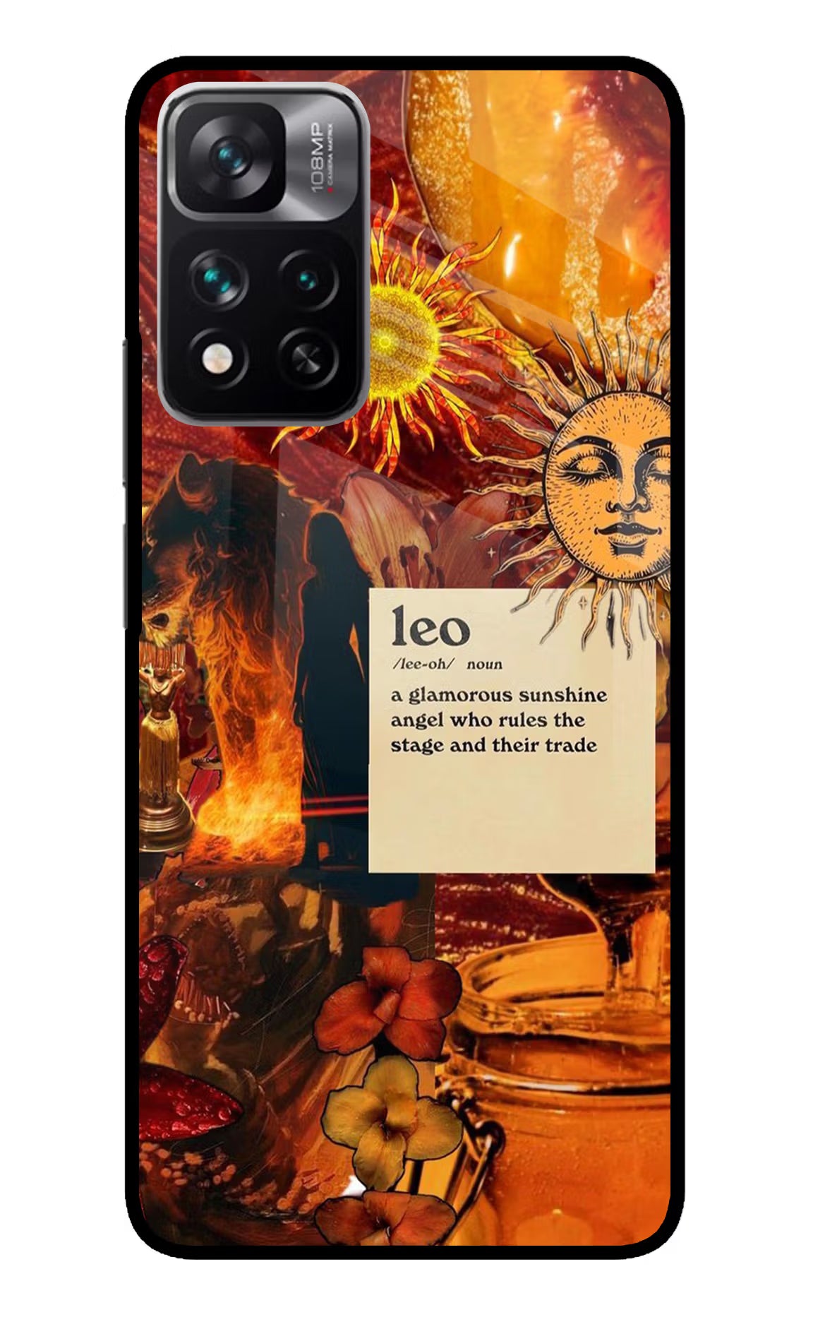 Leo Zodiac Mi 11i 5G/11i 5G Hypercharge Glass Case
