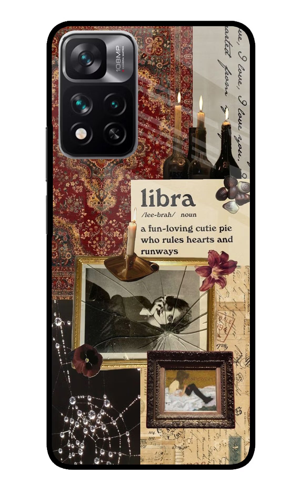 Libra Zodiac Mi 11i 5G/11i 5G Hypercharge Glass Case Back Cover by Casekaro