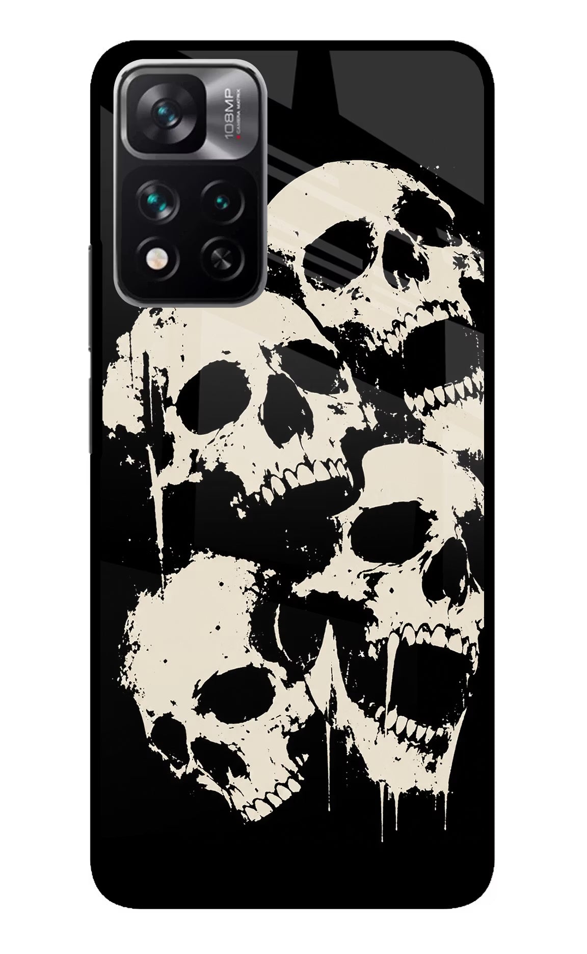 Dead Stack Mi 11i 5G/11i 5G Hypercharge Glass Case Back Cover by Casekaro