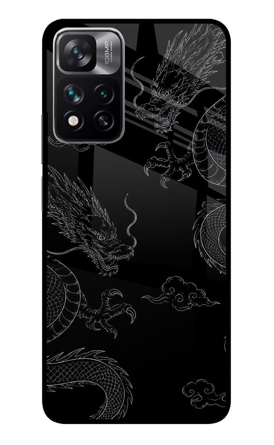 Twin Dragons Mi 11i 5G/11i 5G Hypercharge Glass Case