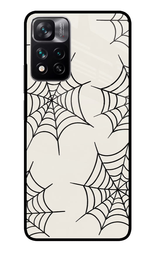 Spider Web Mi 11i 5G/11i 5G Hypercharge Glass Case