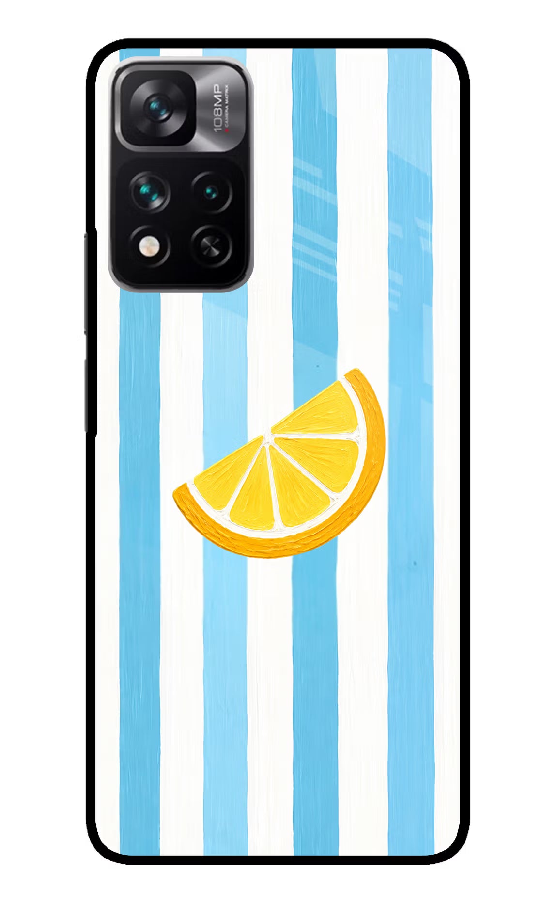 Summer Lemon Mi 11i 5G/11i 5G Hypercharge Glass Case Back Cover by Casekaro