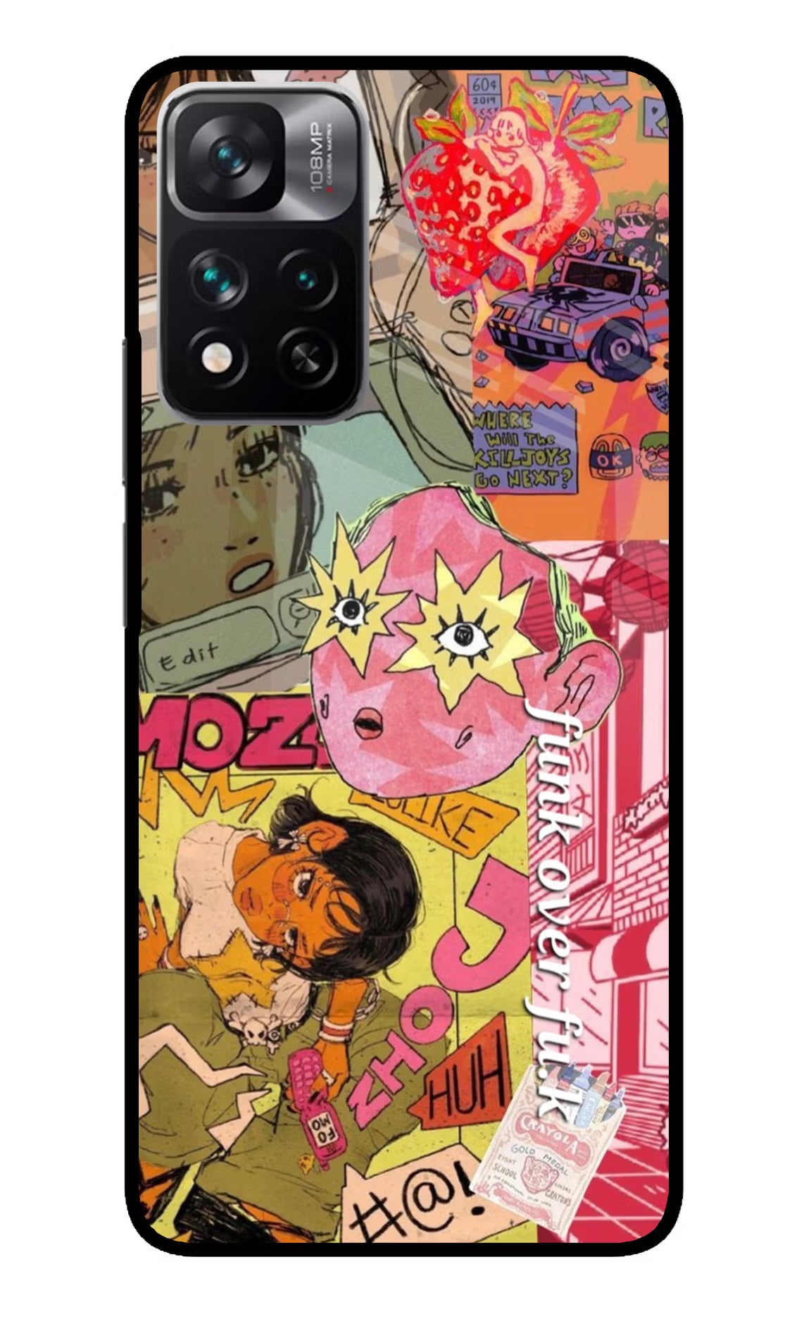 Funkover Mi 11i 5G/11i 5G Hypercharge Glass Case Back Cover by Casekaro