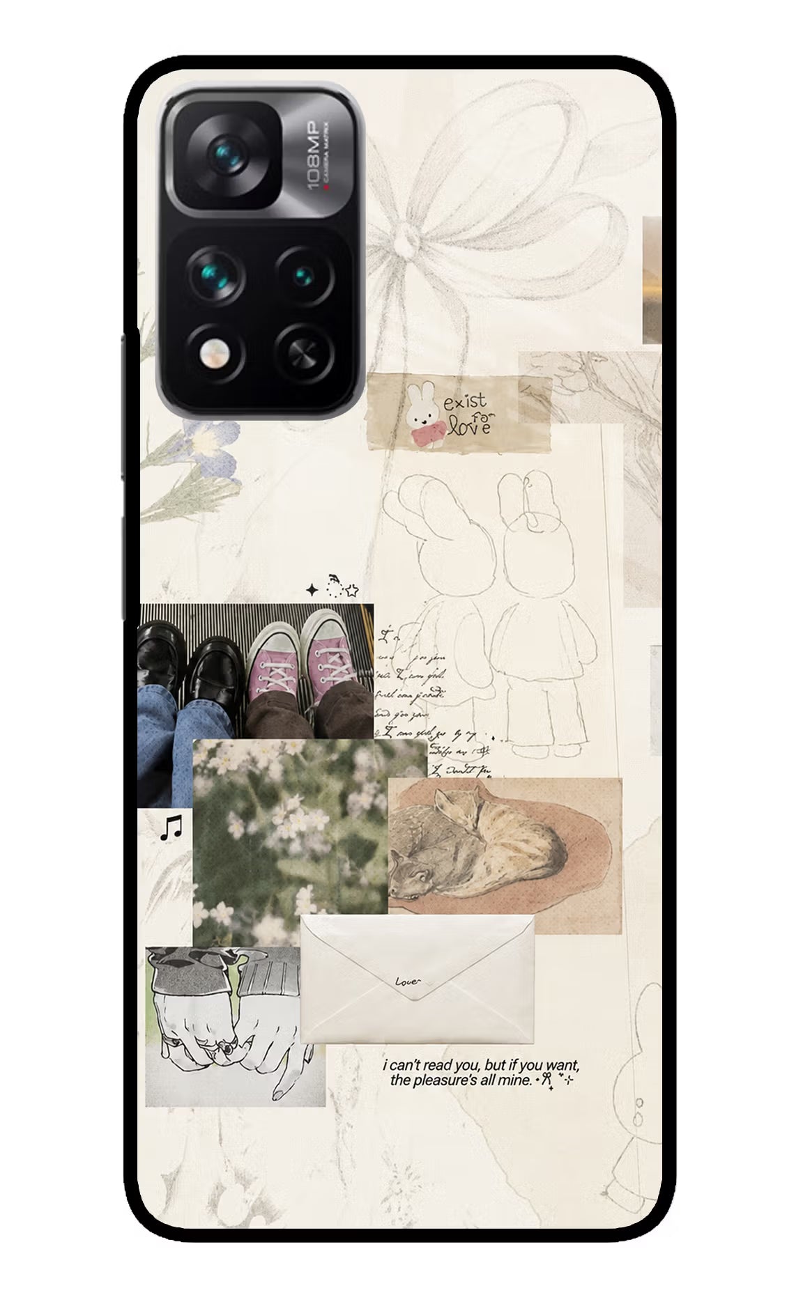 Soft Aesthetic Mi 11i 5G/11i 5G Hypercharge Glass Case