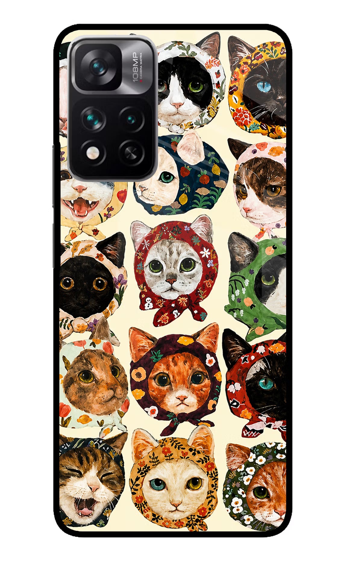 Cool Cat Mi 11i 5G/11i 5G Hypercharge Glass Case