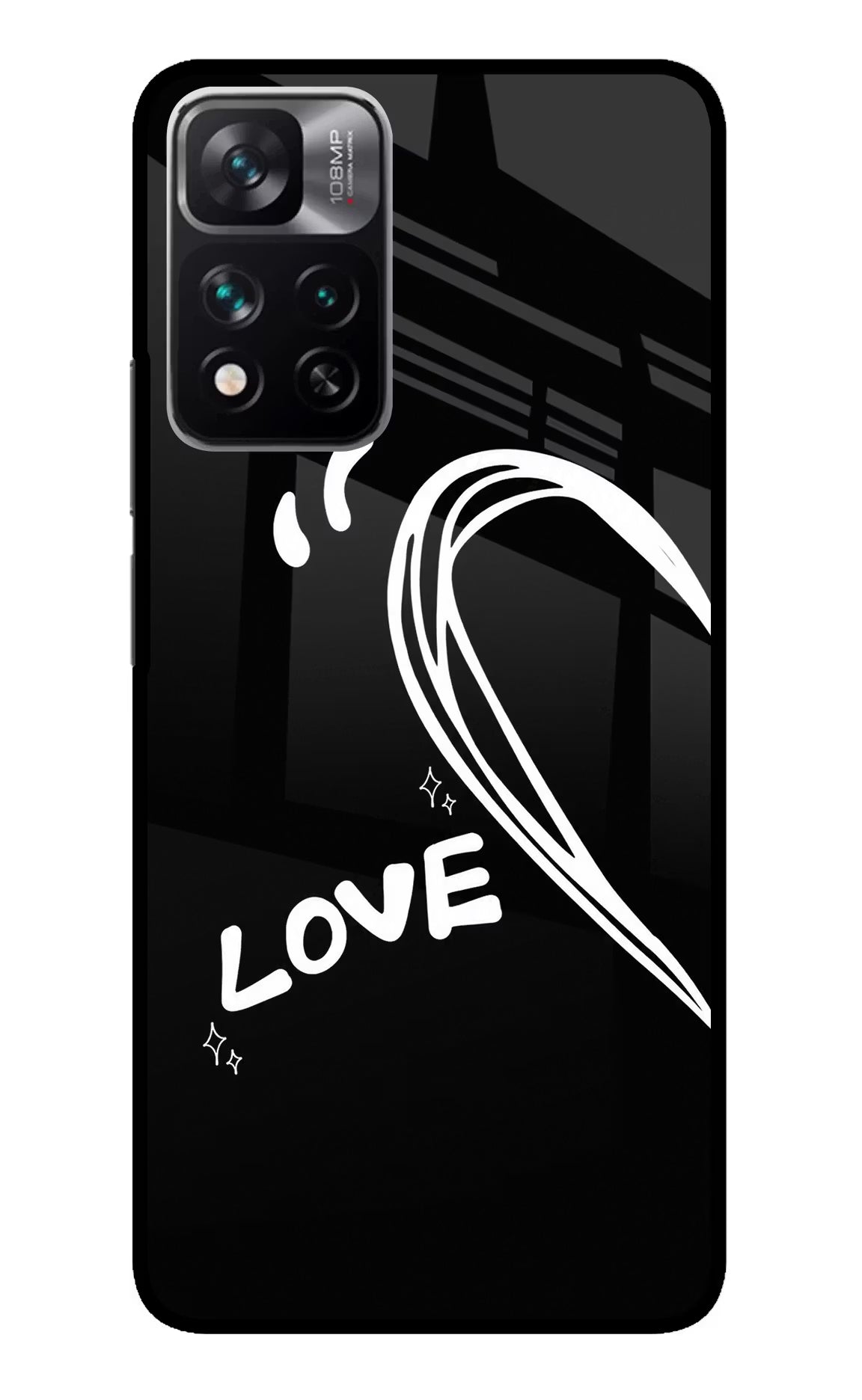 Love Line Mi 11i 5G/11i 5G Hypercharge Glass Case