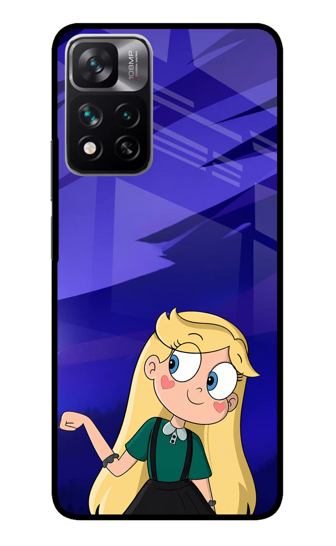 Star Glow Mi 11i 5G/11i 5G Hypercharge Glass Case