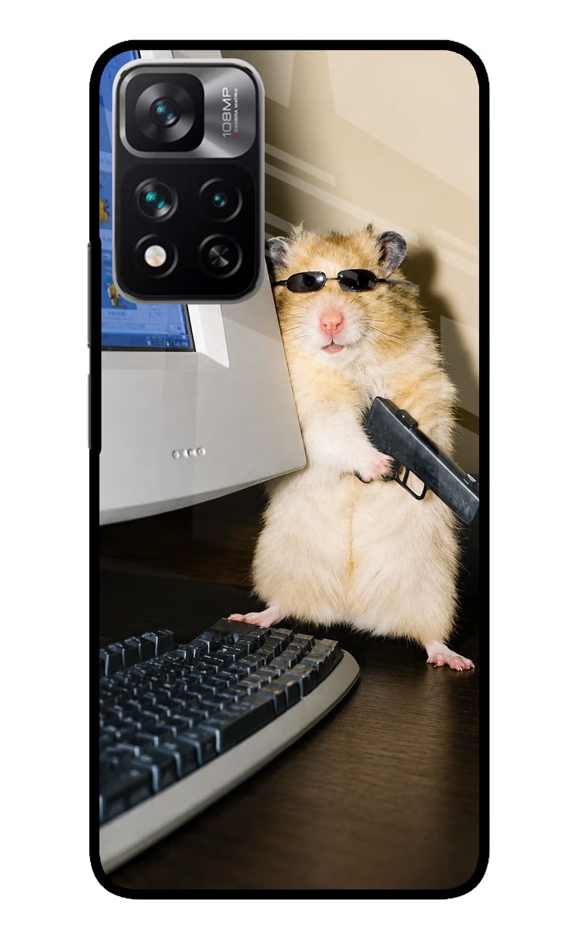 Hacker Hamster Mi 11i 5G/11i 5G Hypercharge Glass Case