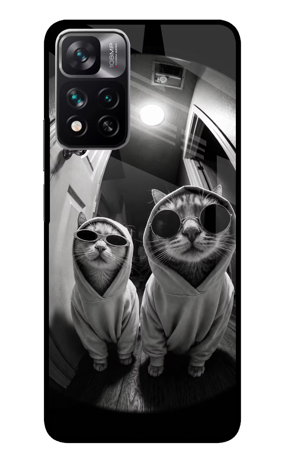 Hood Cats Mi 11i 5G/11i 5G Hypercharge Glass Case