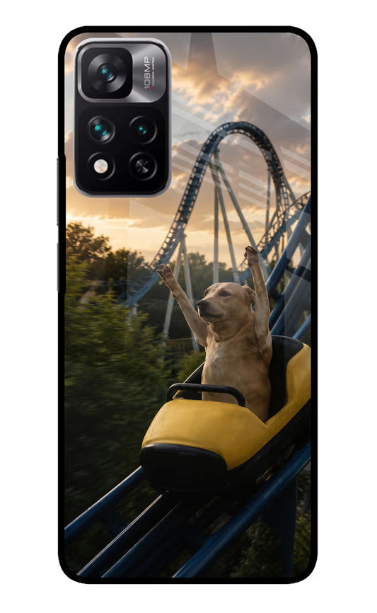 Rollercoaster Dog Mi 11i 5G/11i 5G Hypercharge Glass Case