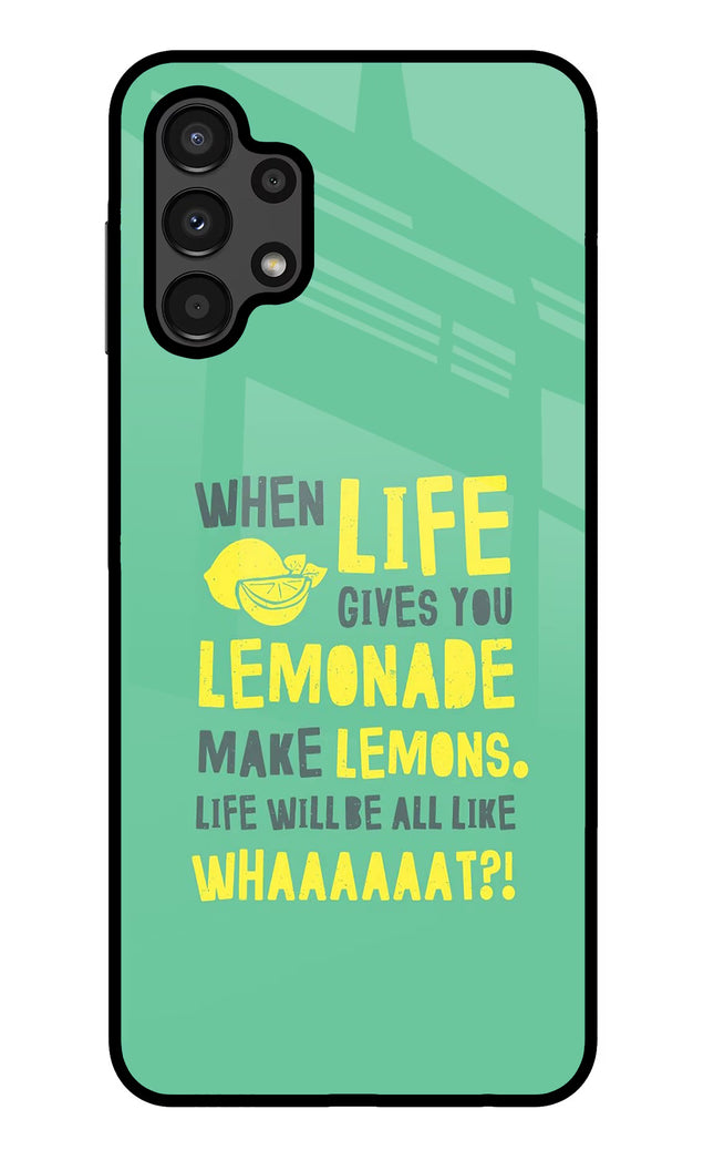 Quote Samsung A13 4G Glass Case