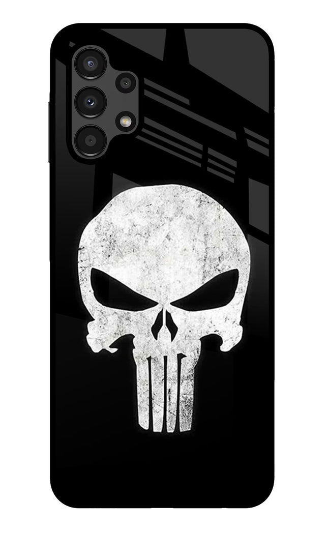 Punisher Skull Samsung A13 4G Glass Case