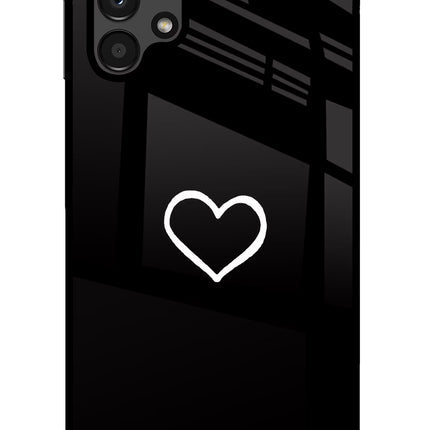Heart Samsung A13 4G Glass Case