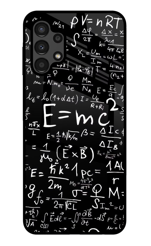 Physics Formula Samsung A13 4G Glass Case