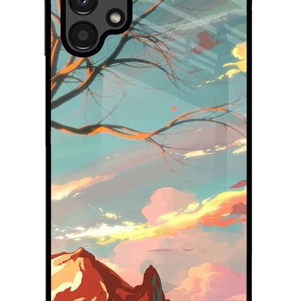 Scenery Samsung A13 4G Glass Case