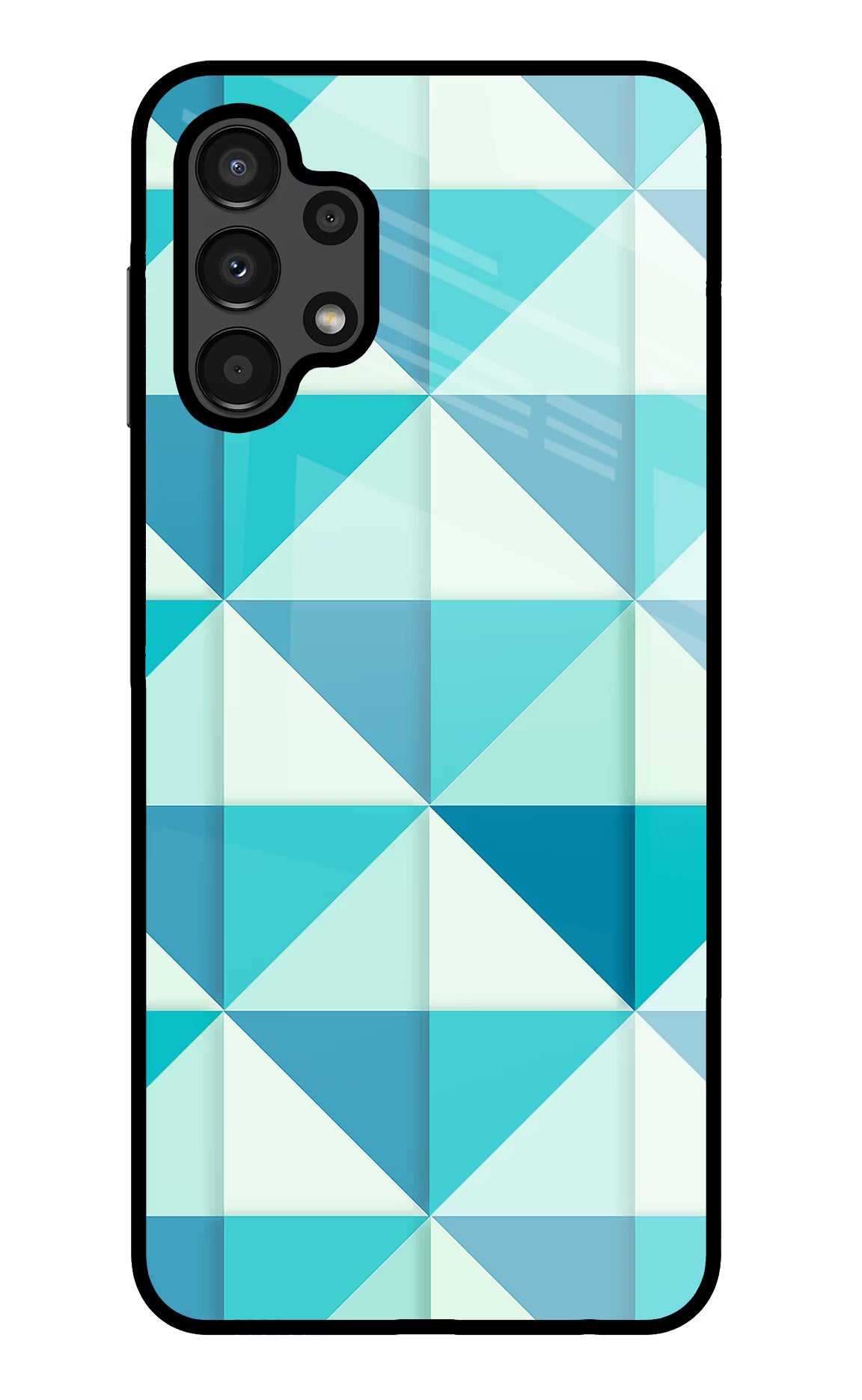 Abstract Samsung A13 4G Glass Case Back Cover by Casekaro