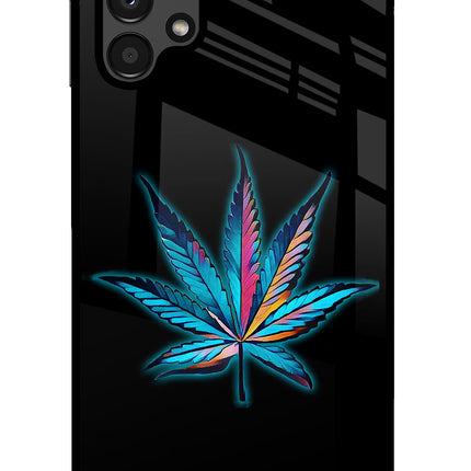 Weed Samsung A13 4G Glass Case