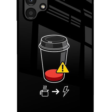 Coffee Samsung A13 4G Glass Case
