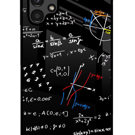 Mathematics Formula Samsung A13 4G Glass Case