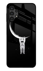 Moon Space Samsung A13 4G Glass Case