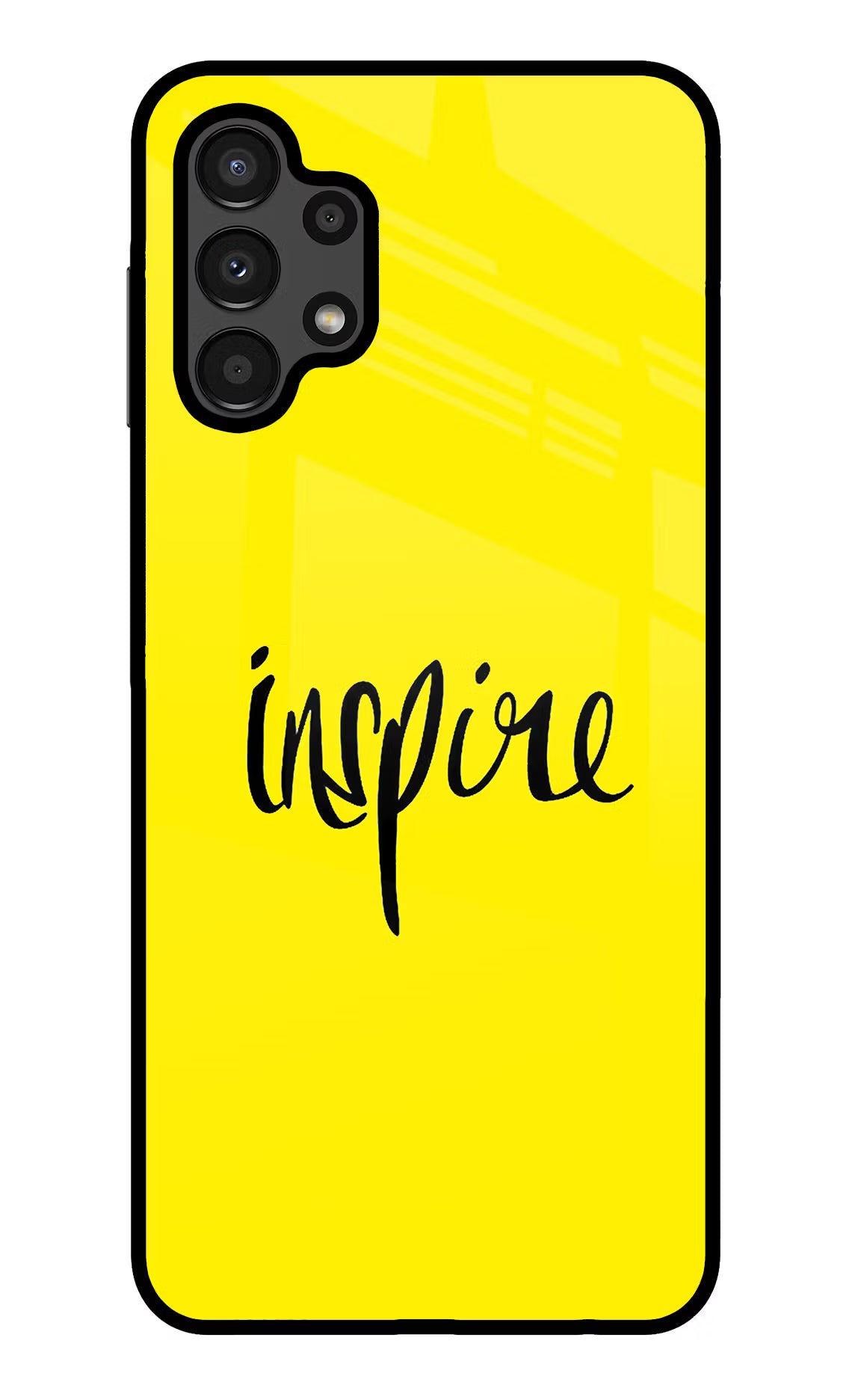 Inspire Samsung A13 4G Glass Case Back Cover by Casekaro