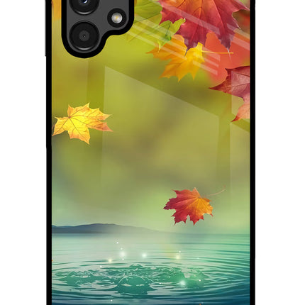Flowers Samsung A13 4G Glass Case