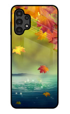 Flowers Samsung A13 4G Glass Case