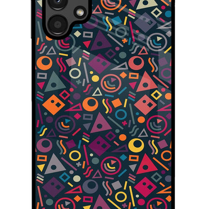 Geometric Abstract Samsung A13 4G Glass Case