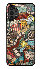 Cinema Abstract Samsung A13 4G Glass Case