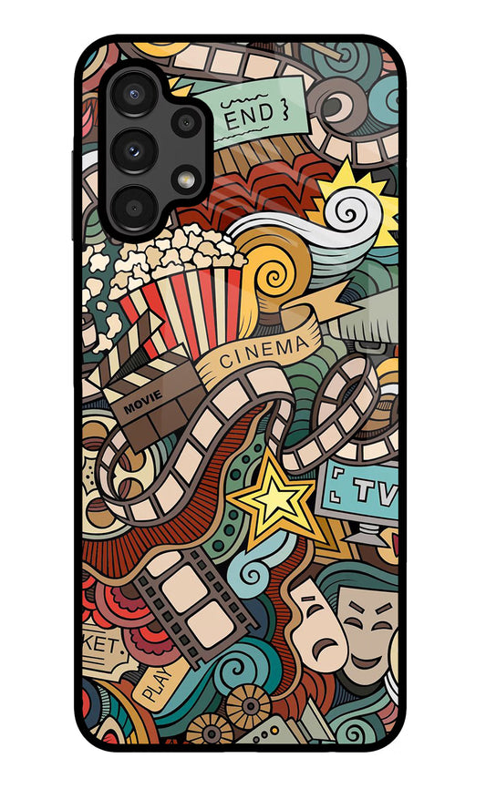 Cinema Abstract Samsung A13 4G Glass Case