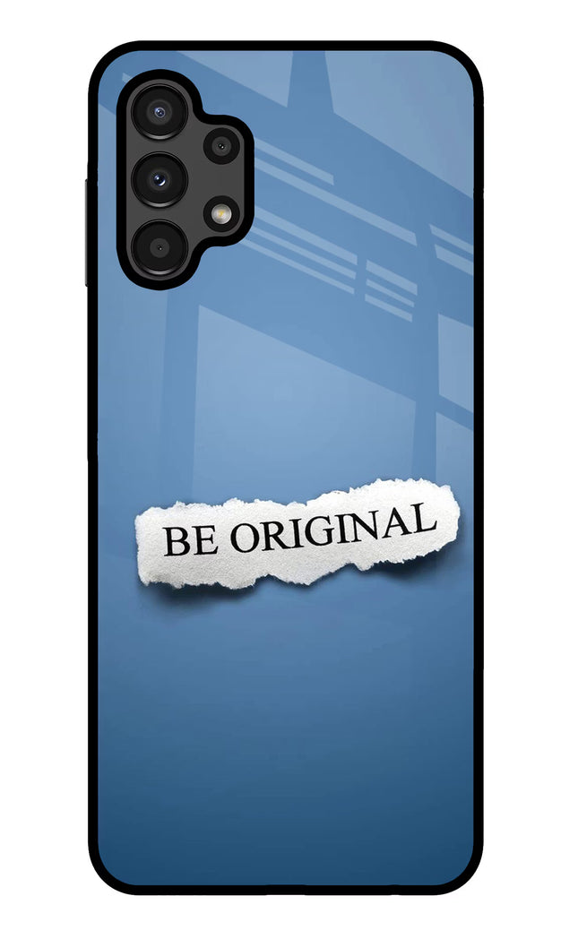 Be Original Samsung A13 4G Glass Case