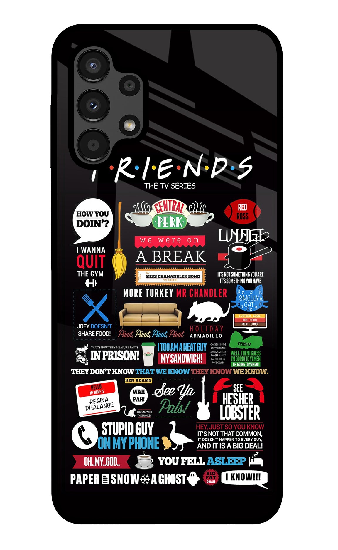 FRIENDS Samsung A13 4G Back Cover