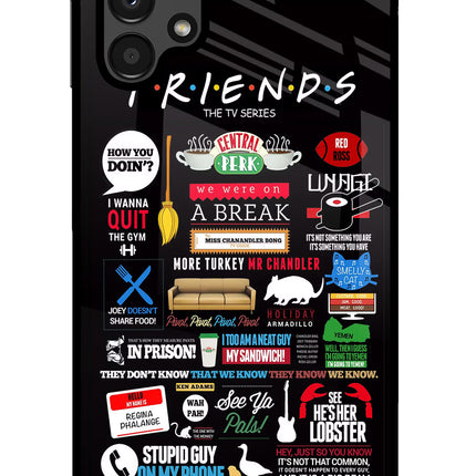 FRIENDS Samsung A13 4G Glass Case