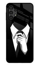 Black Tie Samsung A13 4G Glass Case
