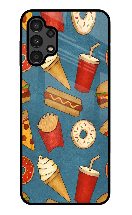 Foodie Samsung A13 4G Glass Case