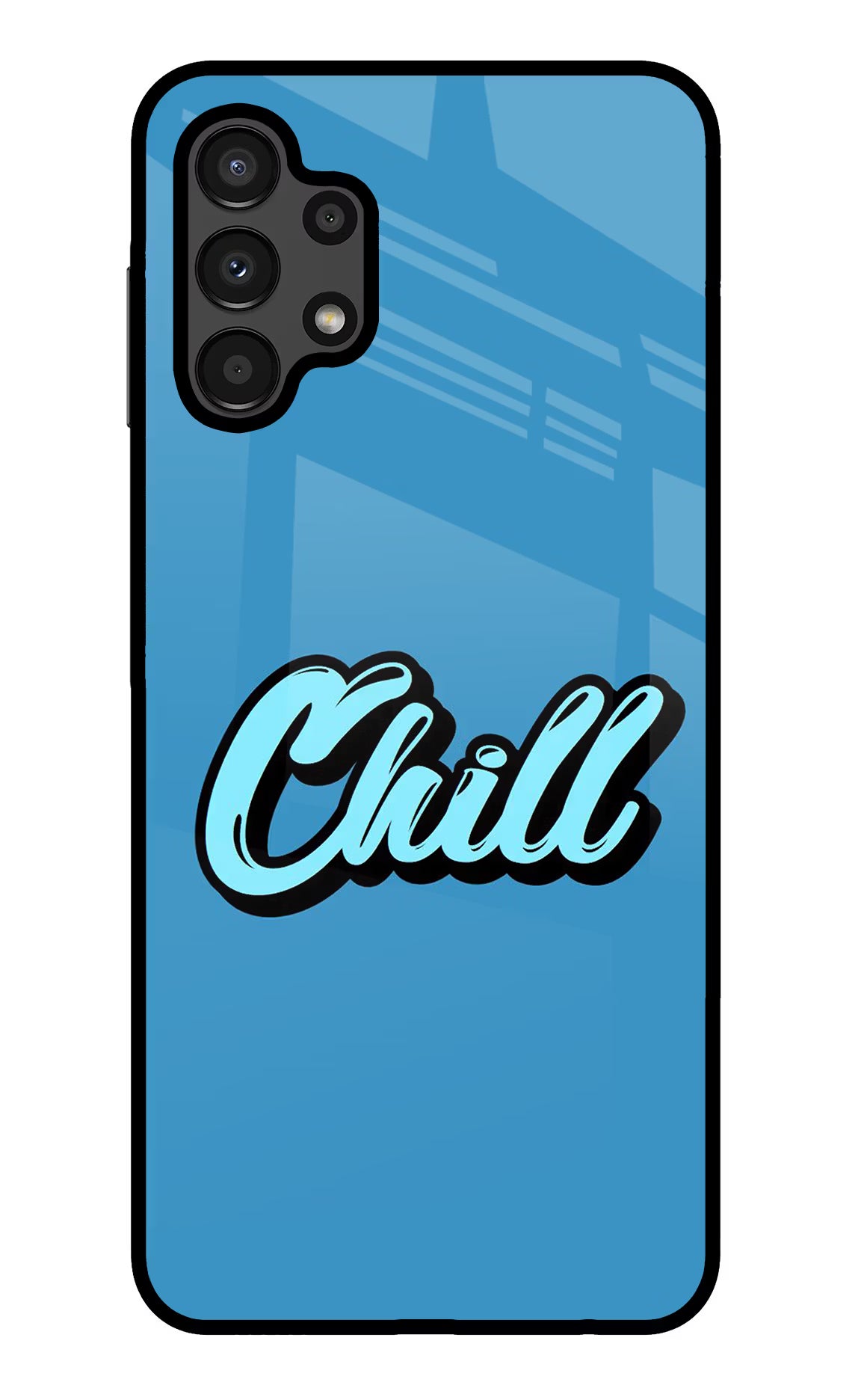 Chill Samsung A13 4G Glass Case Back Cover by Casekaro