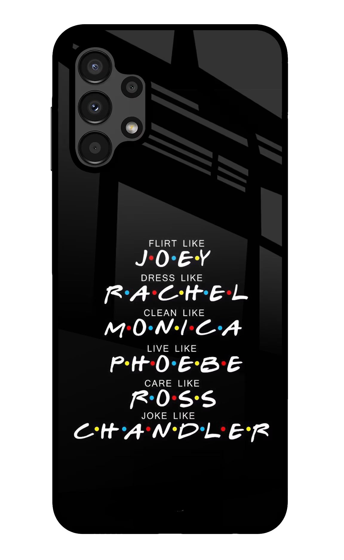 FRIENDS Character Samsung A13 4G Glass Case