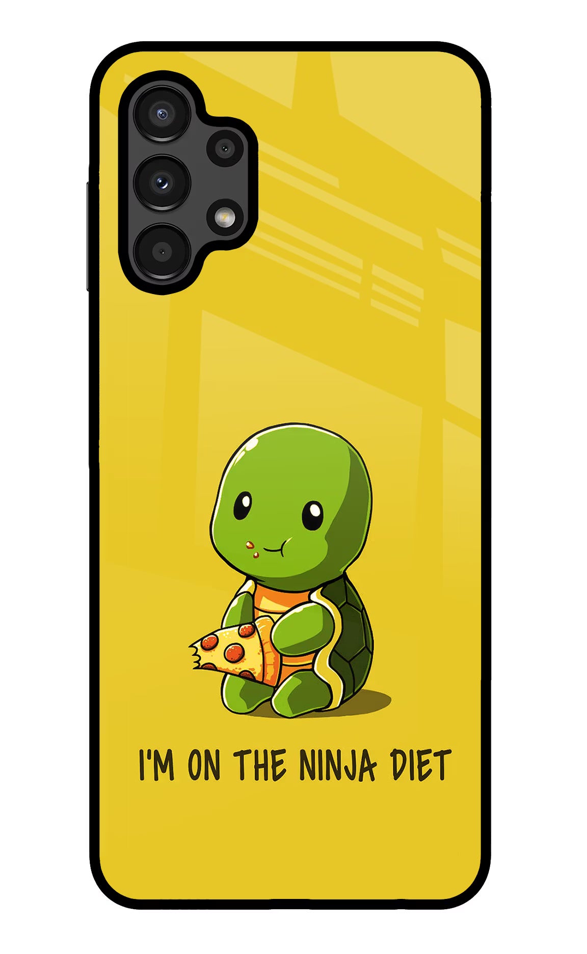 I'm on Ninja Diet Samsung A13 4G Glass Case Back Cover by Casekaro