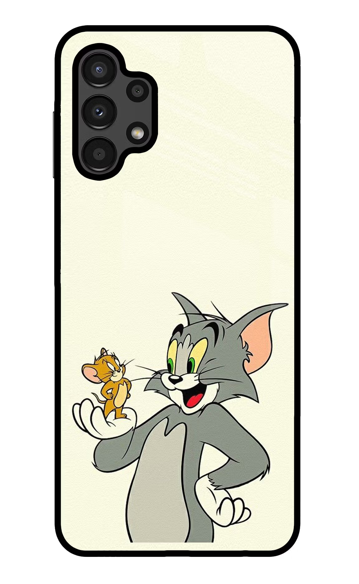 Tom & Jerry Samsung A13 4G Glass Case Back Cover by Casekaro