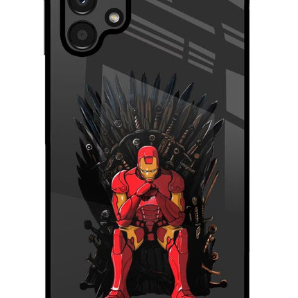 Ironman Throne Samsung A13 4G Glass Case
