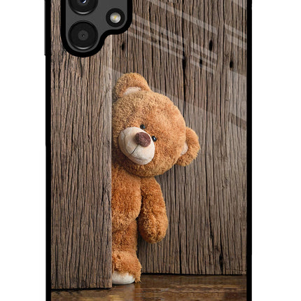 Teddy Wooden Samsung A13 4G Glass Case