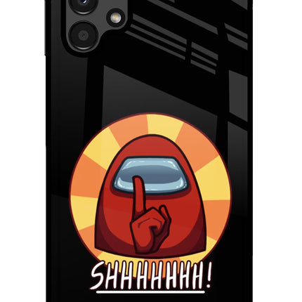 Among Us Shhh! Samsung A13 4G Glass Case