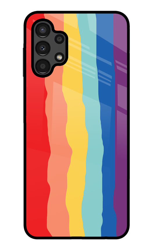 Rainbow Samsung A13 4G Glass Case