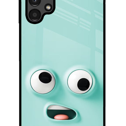 Funny Cartoon Samsung A13 4G Glass Case
