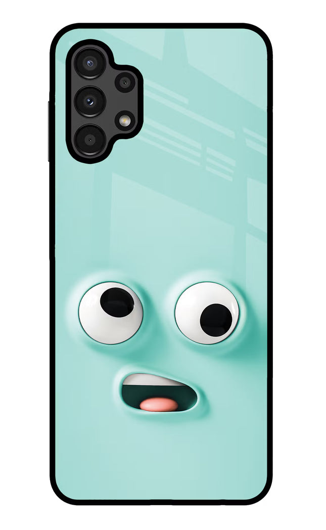 Funny Cartoon Samsung A13 4G Glass Case